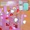 Libreath Valentines Day Decor 10 ft 40 LEDs Red White Pink Heart String Lights Battery Operated Garland Valentines Day Lights with Timer Valentines Day Decorations for The Home Indoor Mother's Day